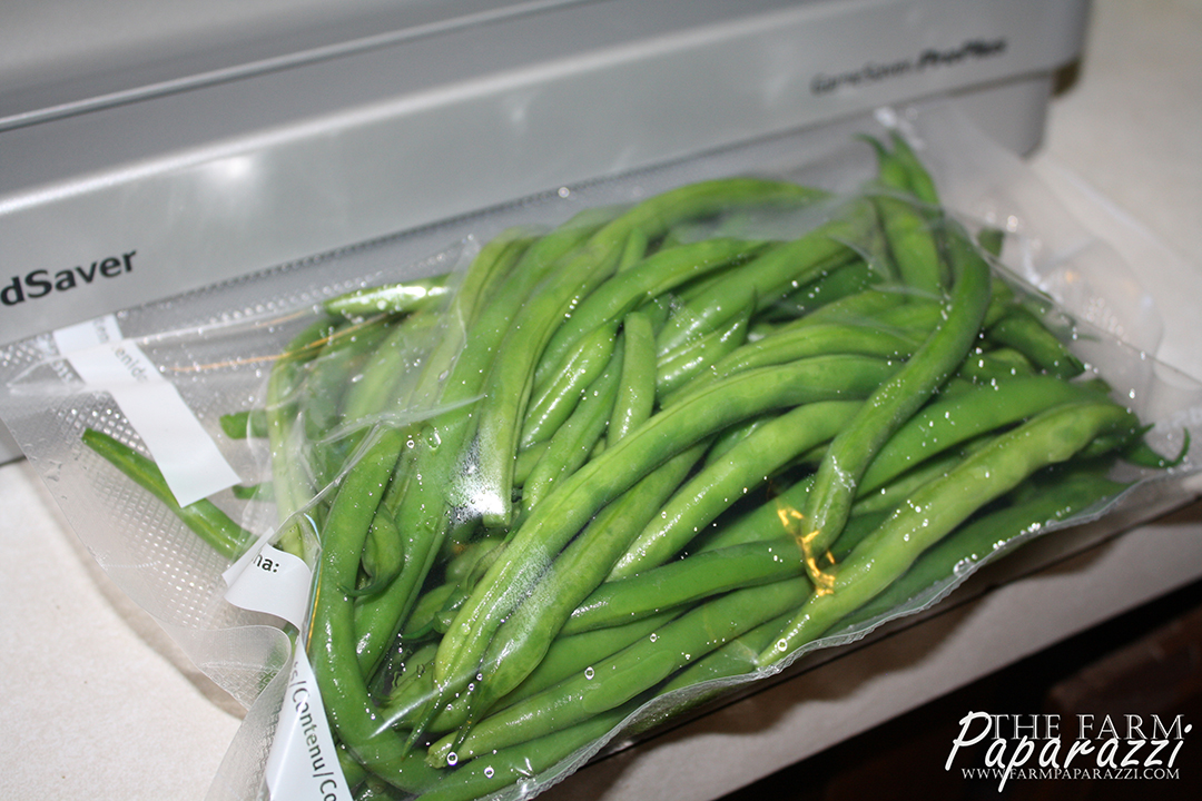 Voila! Delicious garden green beans. These serve as a reminder during ...